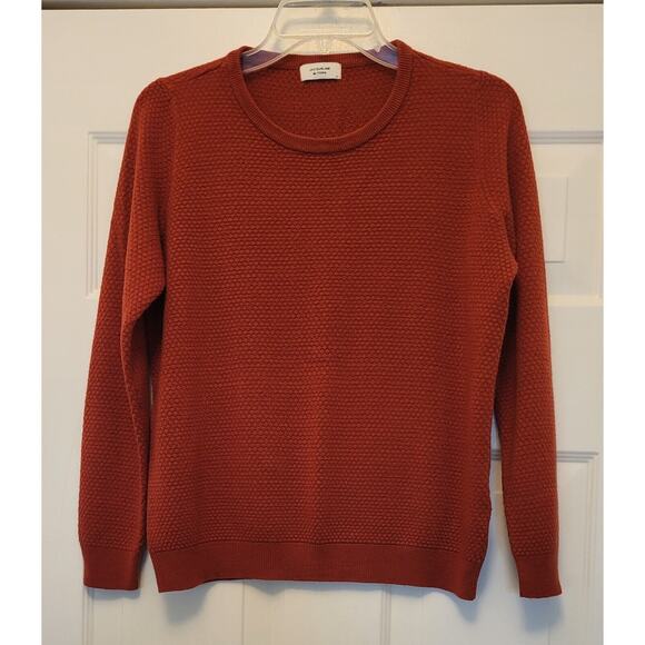 Jacqueline De Yong Women Burnt Orange Sweater Size Medium - Picture 1 of 13